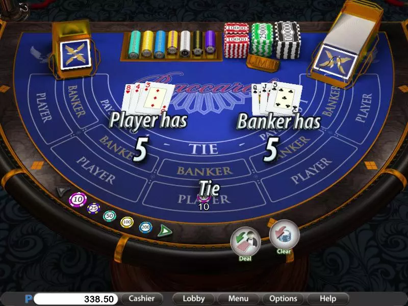 Western Baccarat Elite Edition made by Saucify - Table ScreenShot