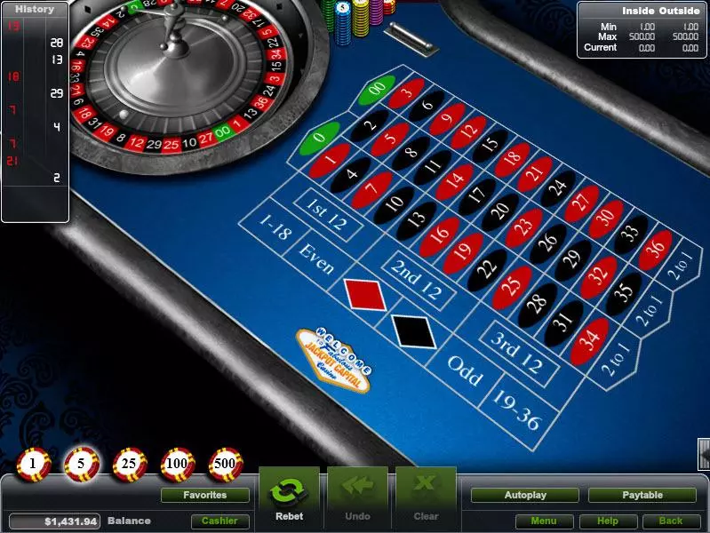 American Roulette - New made by RTG - Table ScreenShot