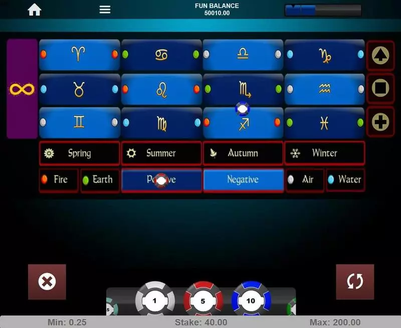 Astro Roulette made by 1x2 Gaming - Mobile Screen