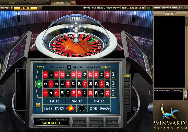 Electronic Roulette made by Topgame - Table ScreenShot