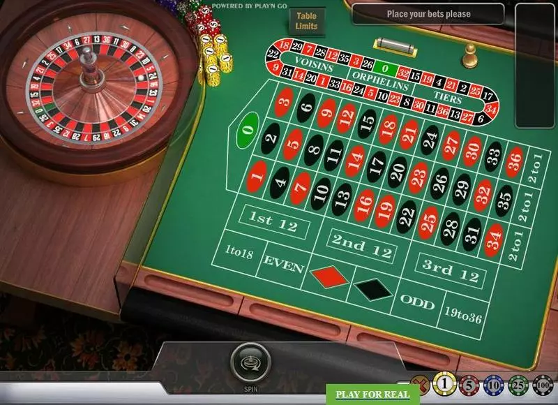 English Roulette made by Play'n GO - Table ScreenShot
