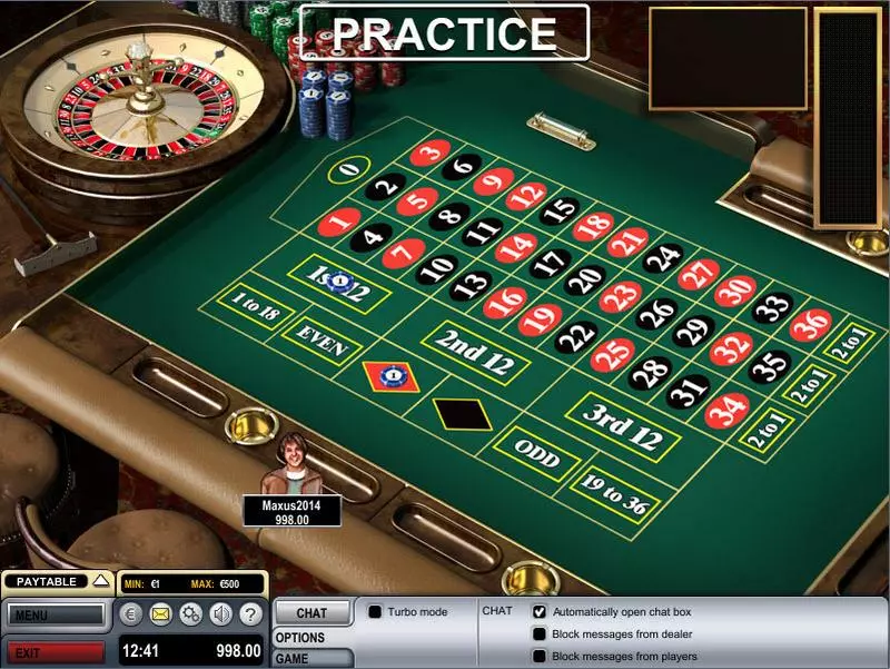 European Roulette made by Boss Media - Table ScreenShot