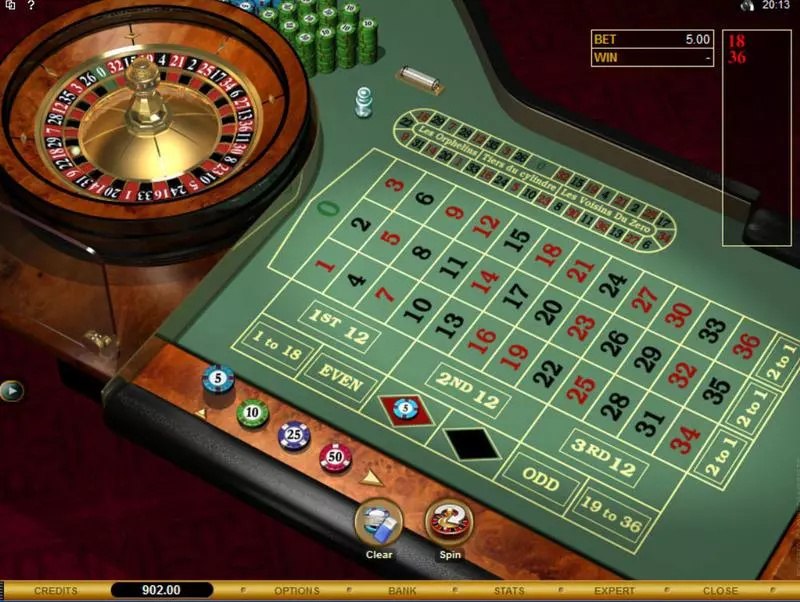 European Roulette Gold made by Microgaming - Table ScreenShot