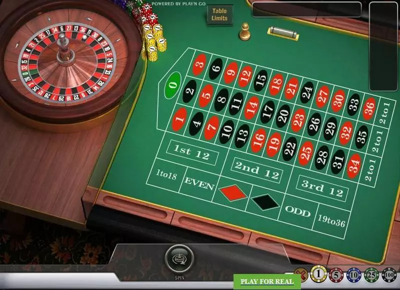 European Roulette made by Play'n GO - Table ScreenShot