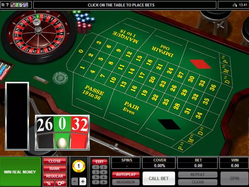 French Roulette made by Microgaming - Table ScreenShot