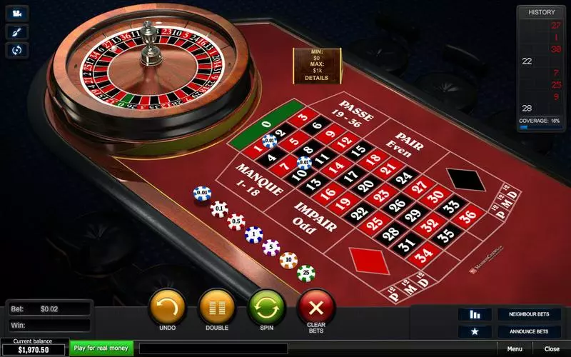 Premium French Roulette made by PlayTech - Table ScreenShot