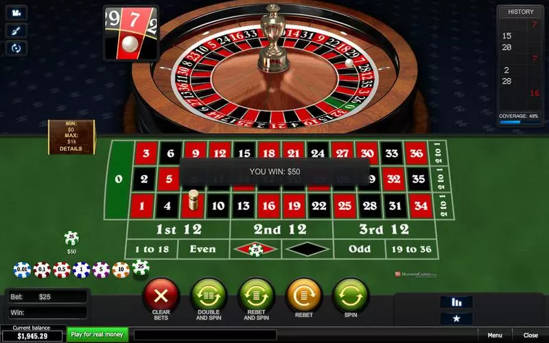Premium Roulette Pro made by PlayTech - Table ScreenShot