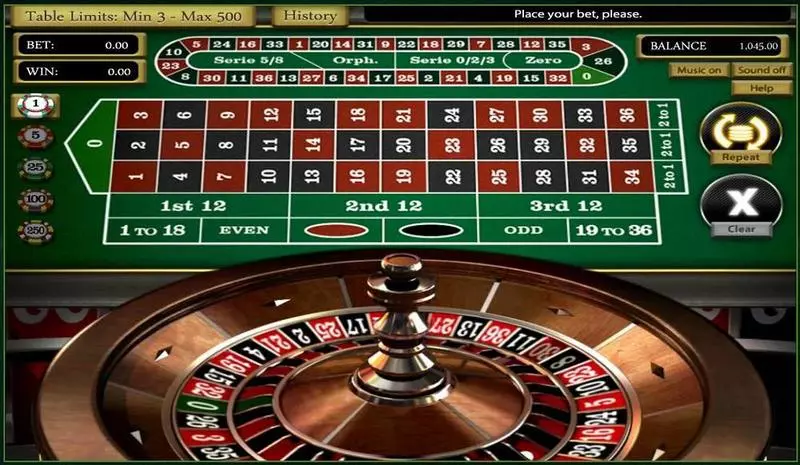Zoom Roulette made by BetSoft - Table ScreenShot