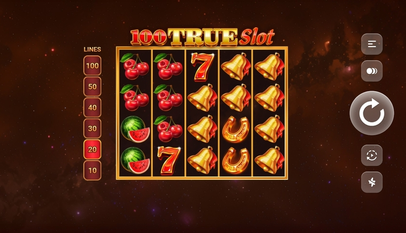 100 True Slot Slots made by TrueLab Games - Main Screen Reels