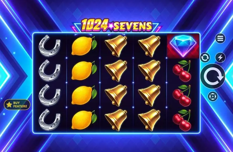1024 Sevens Slots made by Apparat Gaming - Main Screen Reels