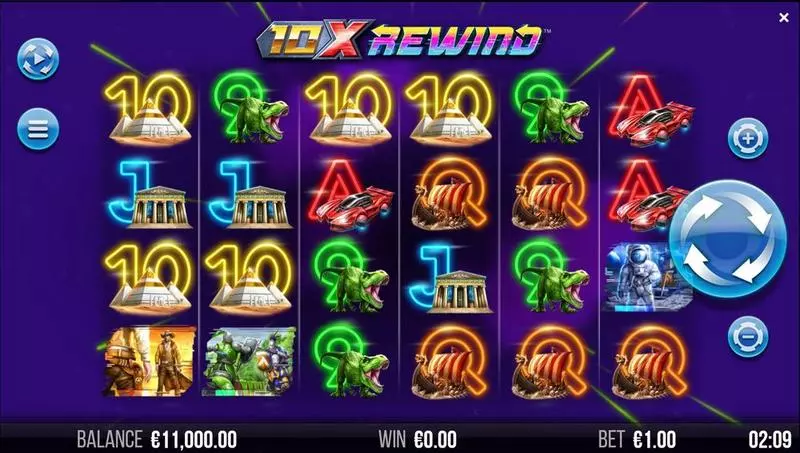 10x Rewind Slots made by 4ThePlayer - Main Screen Reels