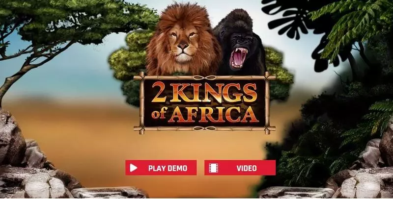 2 Kings of Africa Slots made by Red Rake Gaming - Introduction Screen