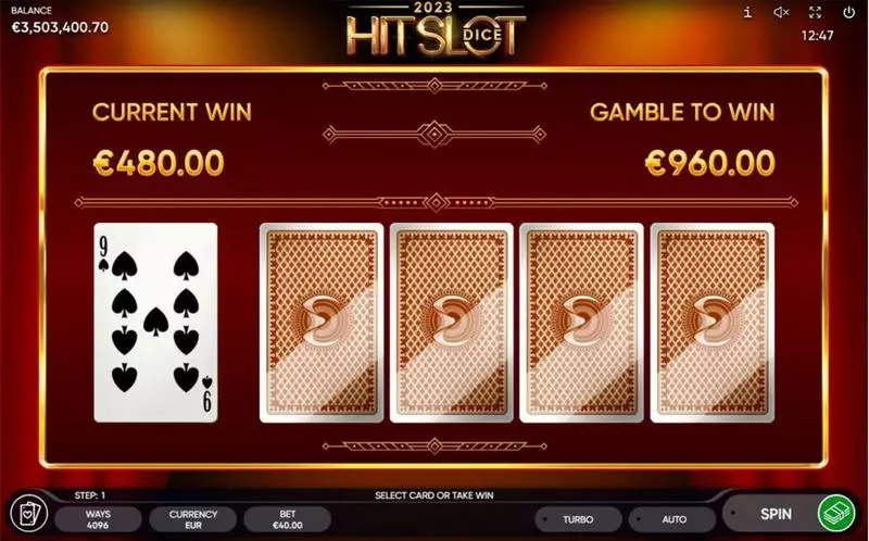2023 Hit Slot Dice Slots made by Endorphina - Gamble Winnings