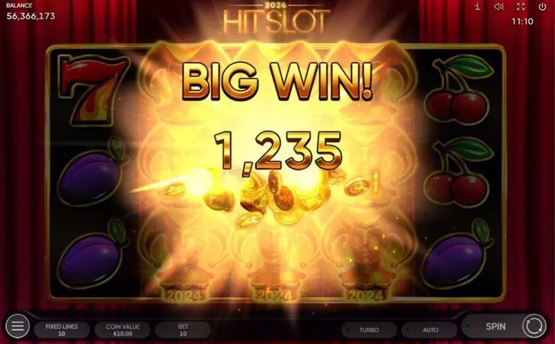 2024 Hit Slot Slots made by Endorphina - Winning Screenshot