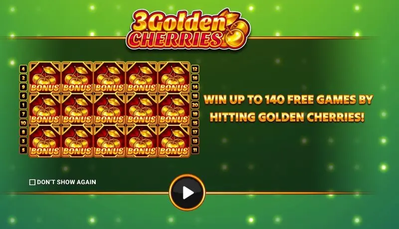 3 Golden Cherries Slots made by Apparat Gaming - Info and Rules