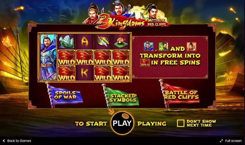 3 Kingdoms – Battle of Red Cliffs Slots made by Pragmatic Play - Info and Rules