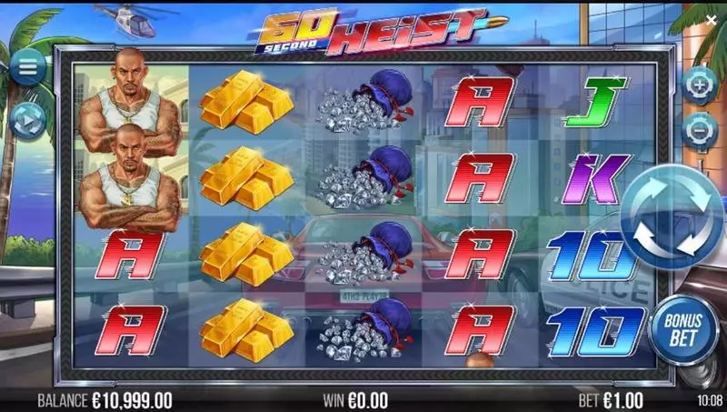 60 Second Heist Slots made by 4ThePlayer - Main Screen Reels