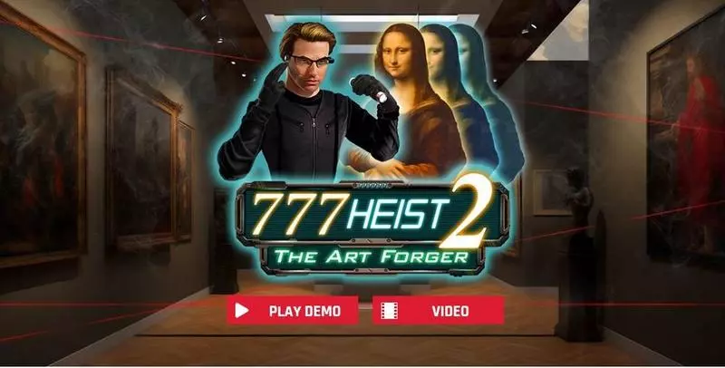 777 Heist 2 The Art Forgery Slots made by Red Rake Gaming - Introduction Screen