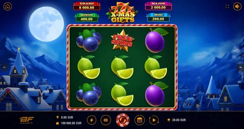 777 X-Mas Gifts Slots made by  - Main Screen Reels