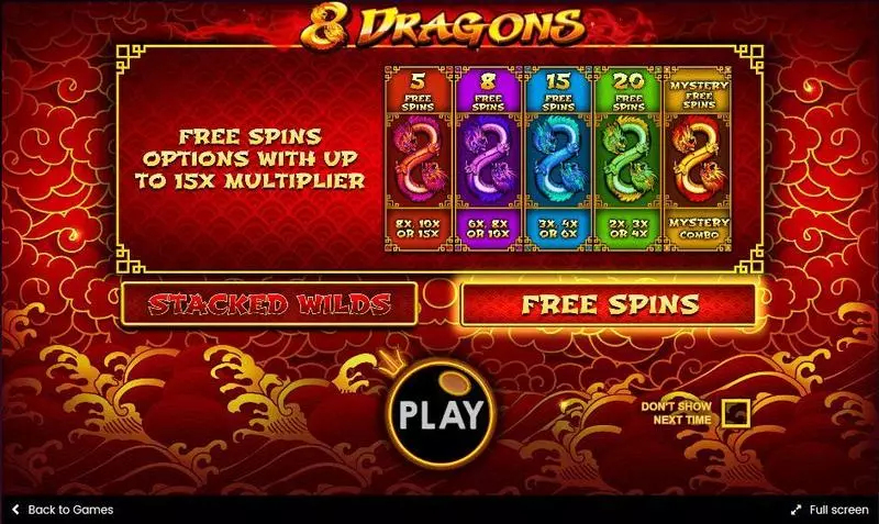 8 Dragons Slots made by Pragmatic Play - Info and Rules