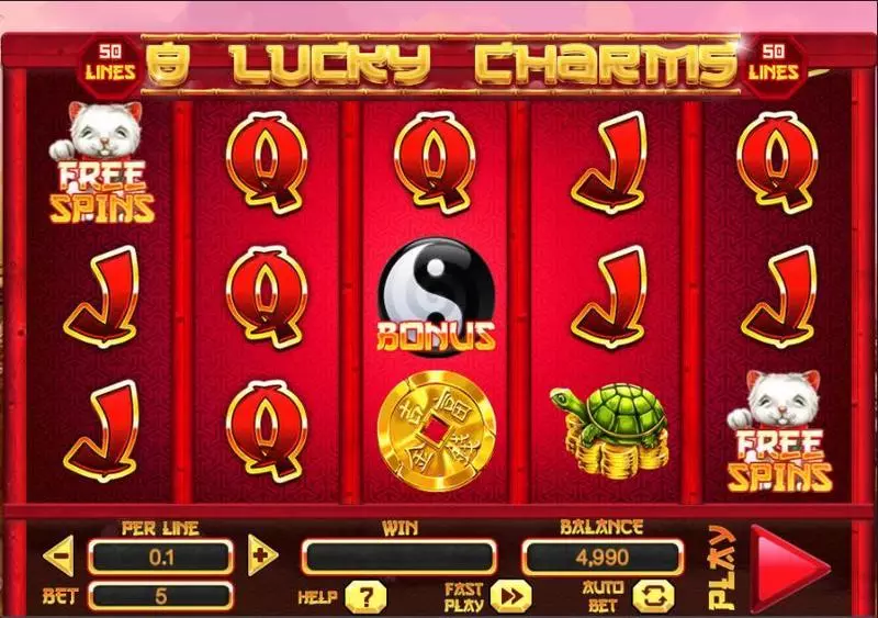 8 Lucky Charms Slots made by Spinomenal - Introduction Screen