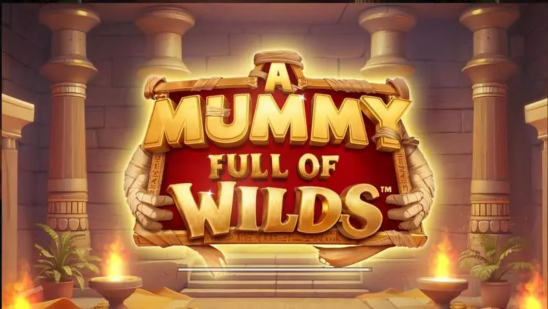 A Mummy Full of Wilds Slots made by Greentube - Introduction Screen