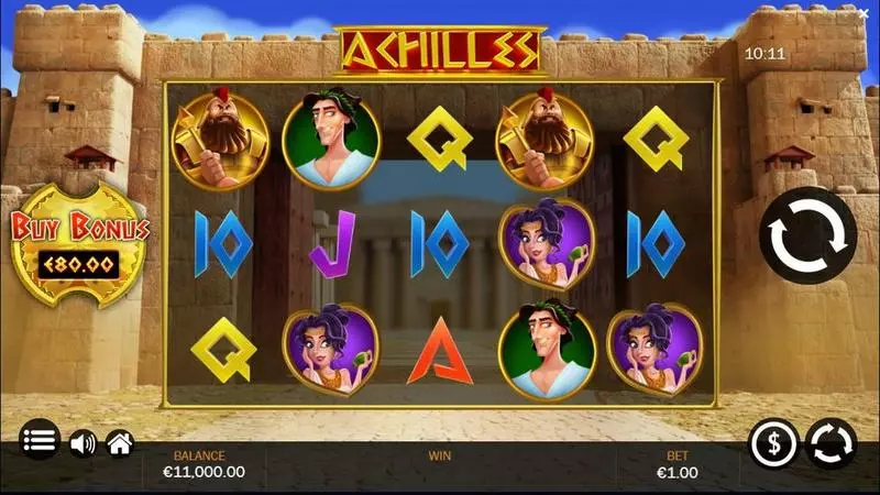 Achilles Slots made by Jelly Entertainment - Main Screen Reels