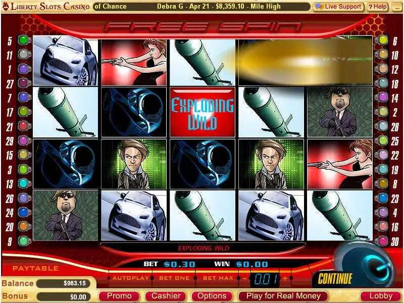 Agent Cash Slots made by WGS Technology - Bonus 3