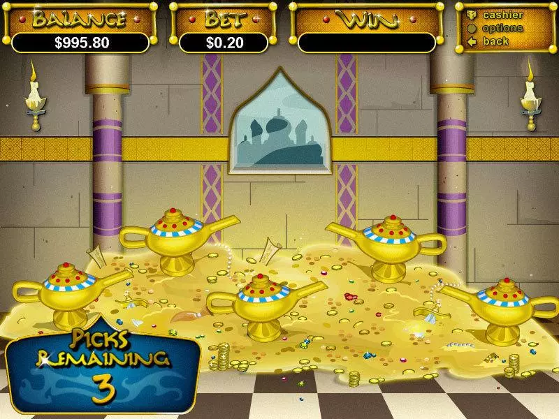 Aladdin's Wishes Slots made by RTG - Bonus 1