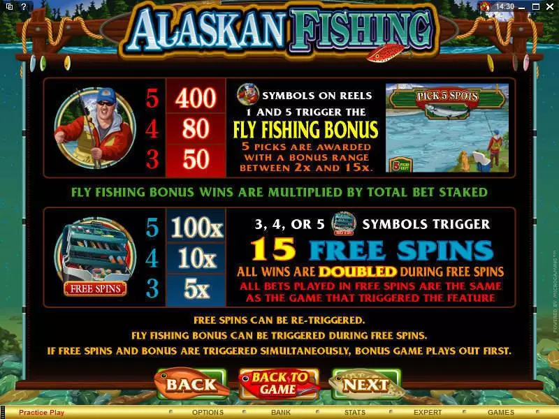 Alaskan Fishing Slots made by Microgaming - Info and Rules