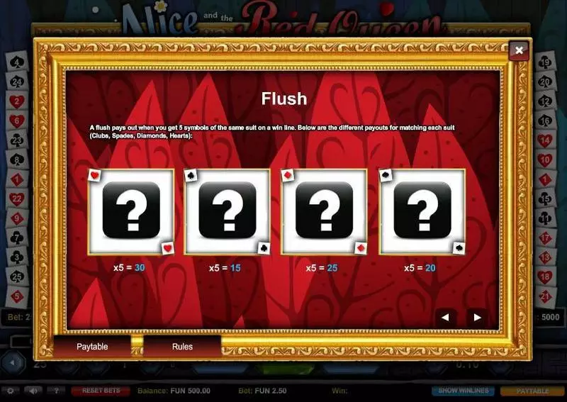 Alice and the Red Queen Slots made by 1x2 Gaming - Bonus 1
