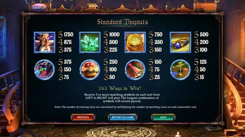Alkemor's Tower Slots made by BetSoft - Info and Rules