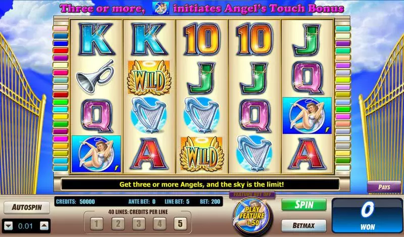Angel's Touch Slots made by Amaya - Main Screen Reels