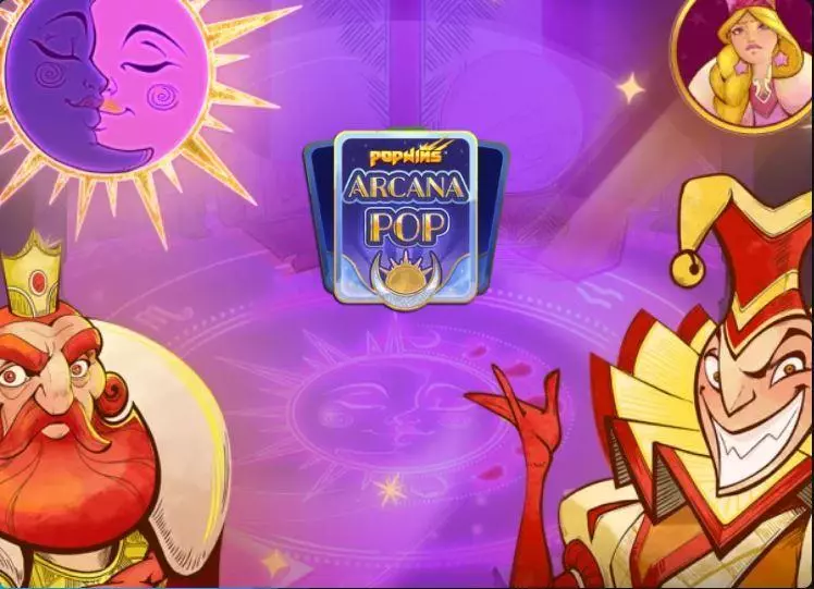 ArcanaPop Slots made by AvatarUX - Introduction Screen