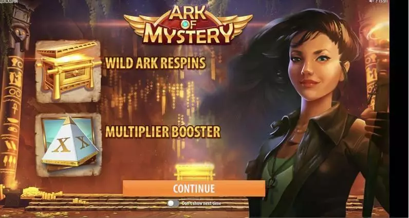 Ark of Mystery Slots made by Quickspin - Info and Rules