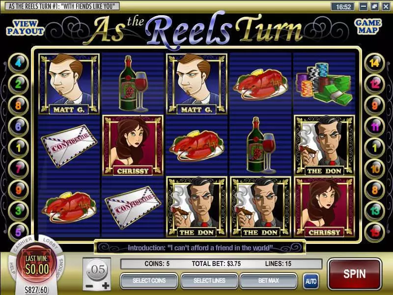 As the Reels Turn 1 Slots made by Rival - Main Screen Reels