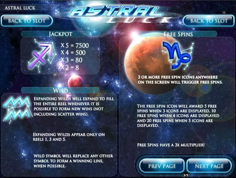 Astral Luck Slots made by Rival 