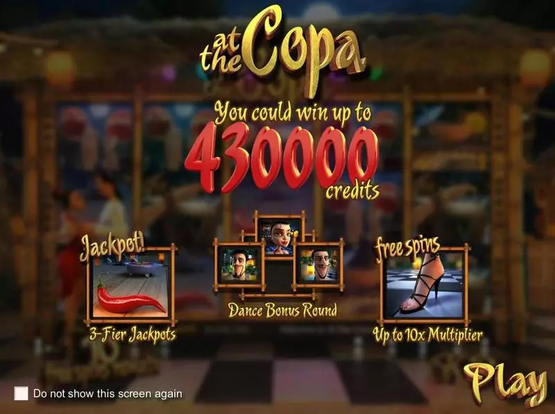 At the Copa Slots made by BetSoft - Info and Rules
