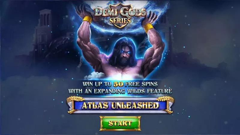 Atlas Unleashed Slots made by Spinomenal - Introduction Screen