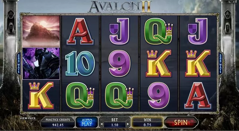 Avalon II Slots made by Microgaming - Main Screen Reels