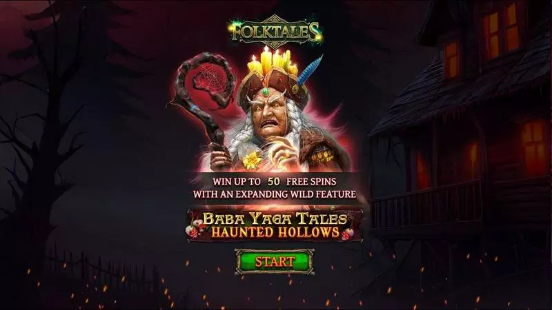 Baba Yaga Tales – Haunted Hollows Slots made by Spinomenal - Introduction Screen