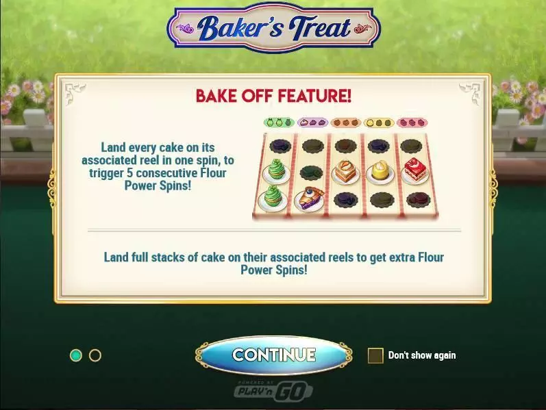 Baker's Treat Slots made by Play'n GO - Info and Rules