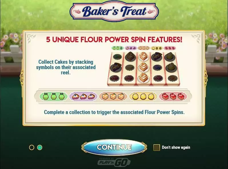 Baker's Treat Slots made by Play'n GO - Info and Rules