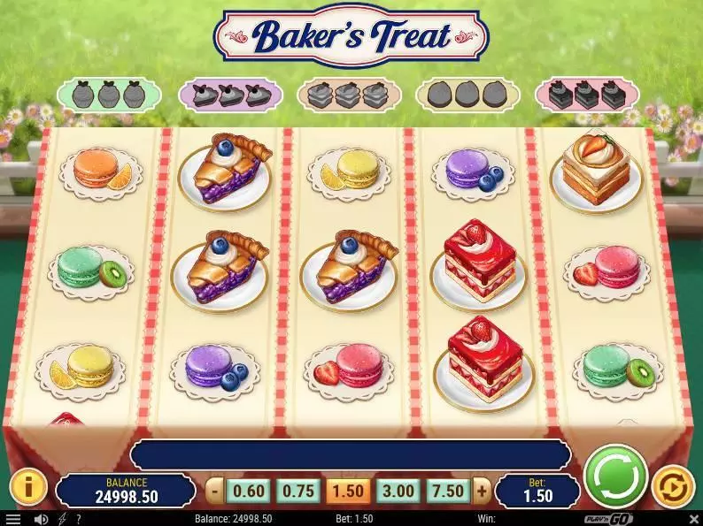Baker's Treat Slots made by Play'n GO - Main Screen Reels