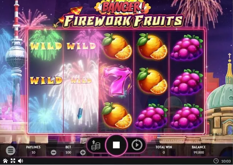 Banger! Firework Fruits Slots made by Apparat Gaming - Winning Screenshot