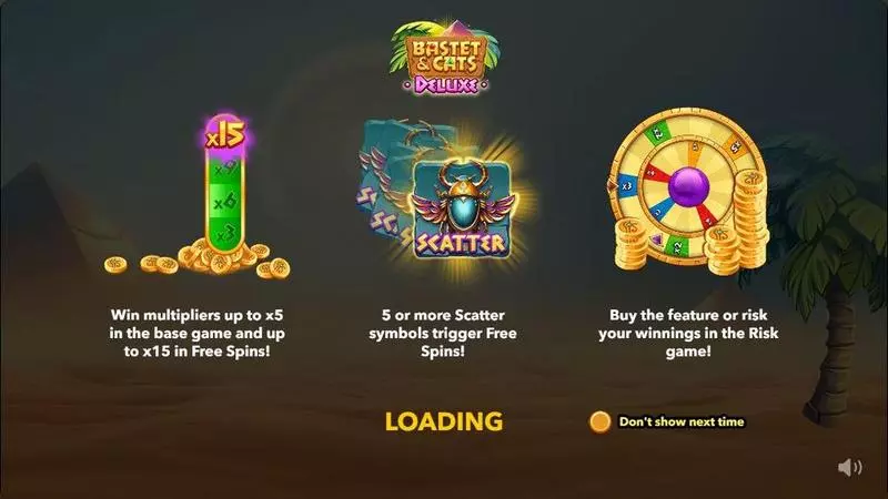 Bastet and Cats Deluxe Slots made by Mascot Gaming - Info and Rules