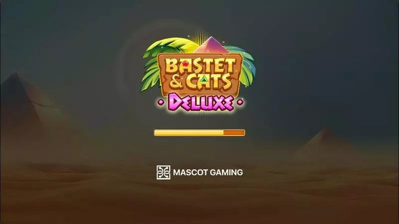 Bastet and Cats Deluxe Slots made by Mascot Gaming - Introduction Screen