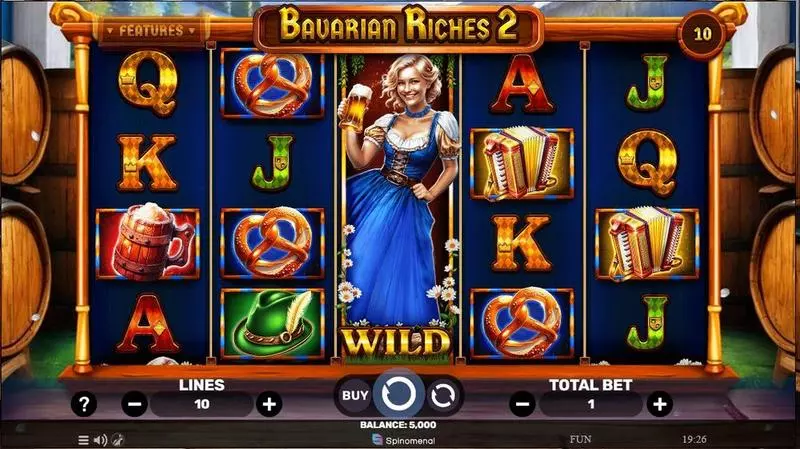 Bavarian Riches 2 Slots made by Spinomenal - Main Screen Reels