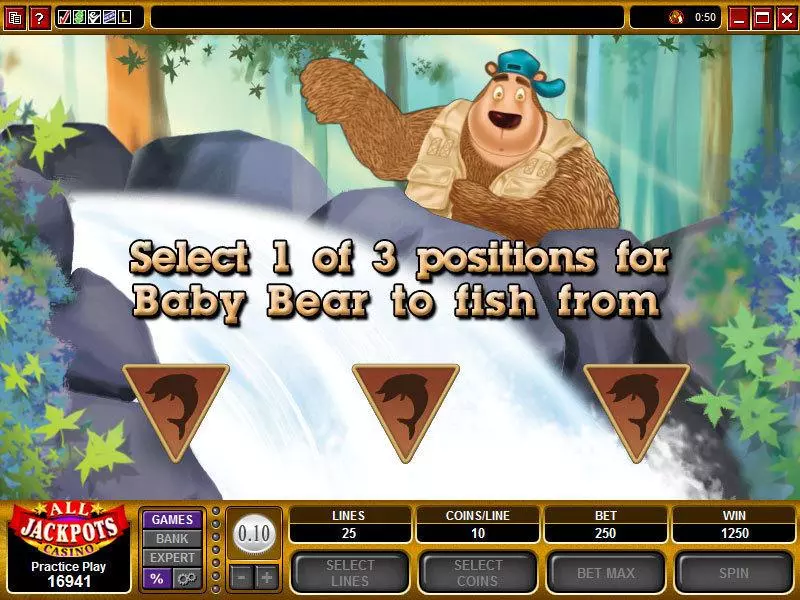 Bearly Fishing Slots made by Microgaming - Bonus 1