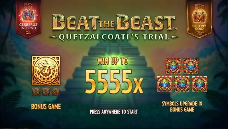Beat the Beast Quetzalcoatls Trial Slots made by Thunderkick - Info and Rules